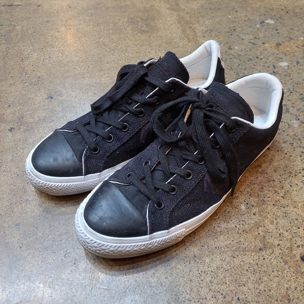 컨버스 블랙 스니커즈 신발 M01236